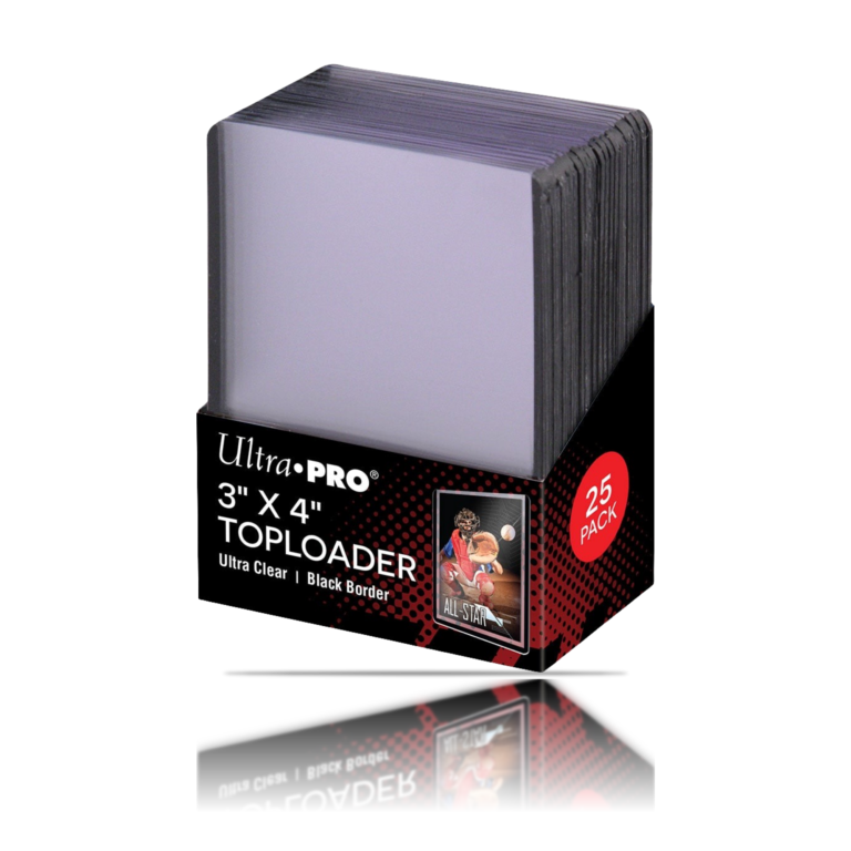 Toploaders 3"x4" Black Border Ultra Pro – 25 ud.